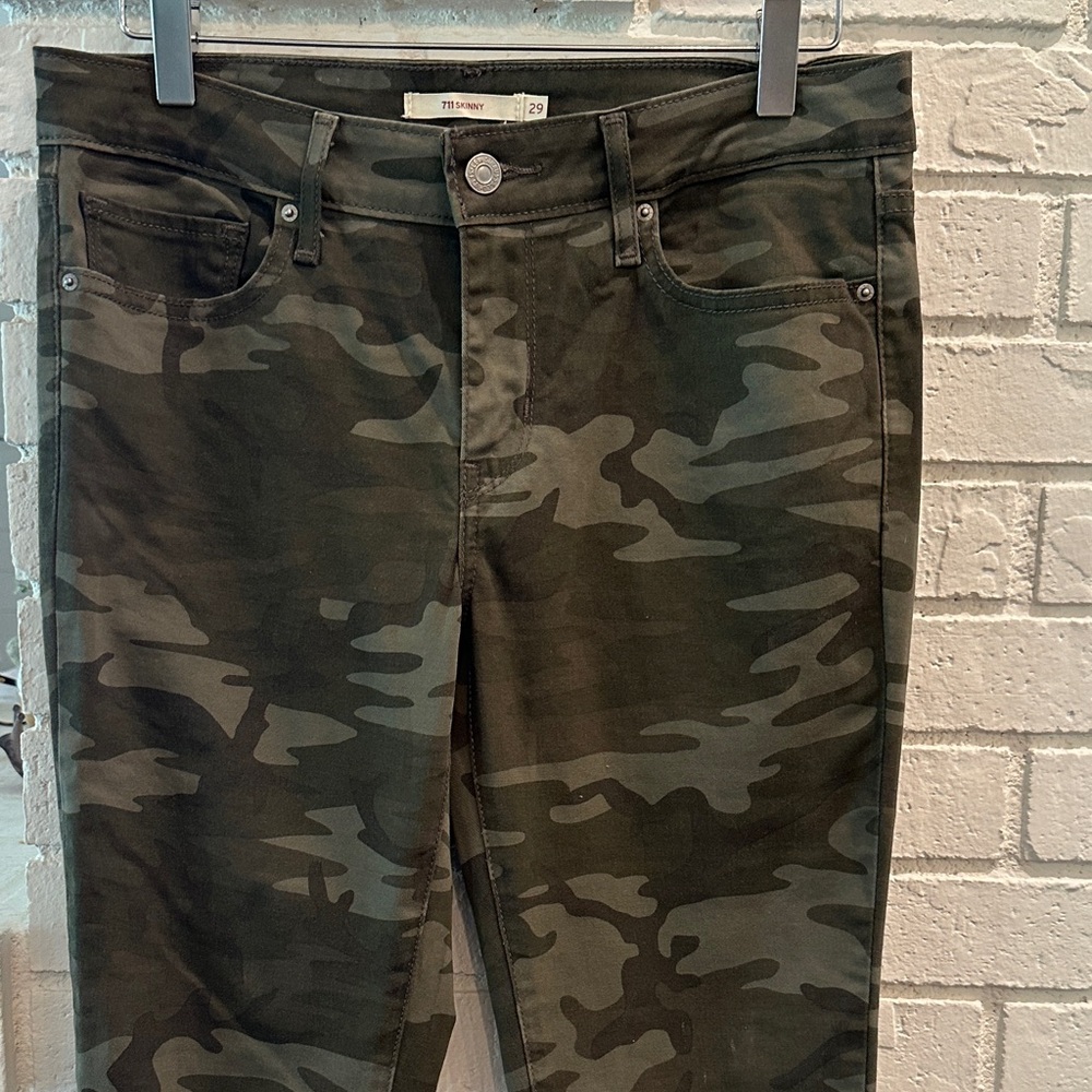 Levi's Camouflage Skinny Jeans